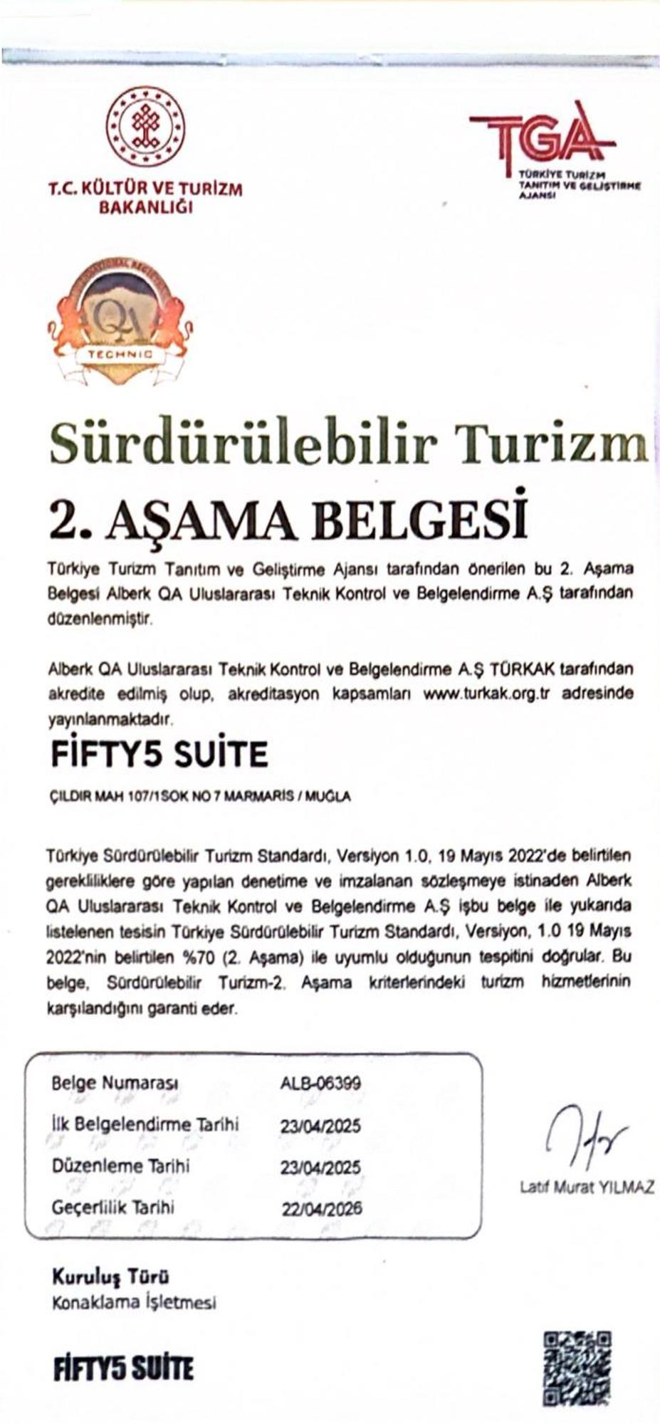 Fifty5 Suite Hotel Marmaris Exteriör bild
